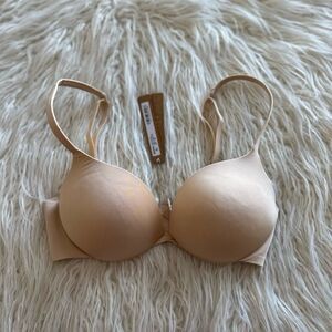 Skims Ultimate Push up Plunge Bra Sand Size 30D